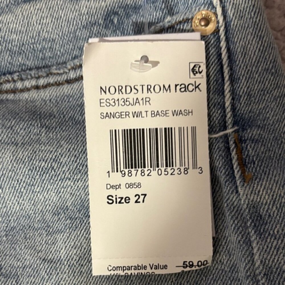 STS Blue Light Wash Denim Shorts - Picture 3 of 4